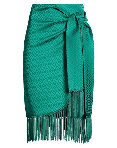 Falda midi Mujer Verde 42 Mujer
