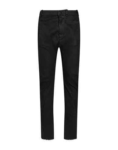 Masnada Man Jeans Black Size 32 Cotton, Elastane