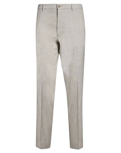Drykorn Drynamic Man Pants Light Grey Size 38 Linen, Wool, Polyester, Viscose, Elastane In Gray