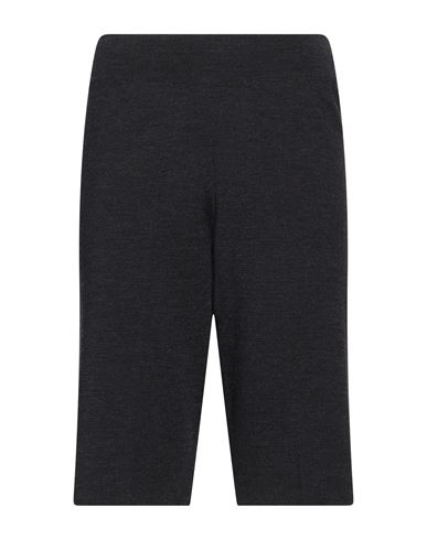 Anna Molinari Woman Shorts & Bermuda Shorts Black Size 4 Merino Wool