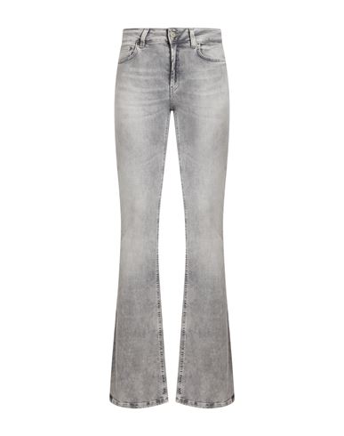 Dondup Woman Jeans Grey Size 30 Cotton, Elastomultiester, Elastane In Gray