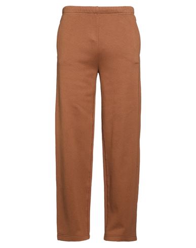 Skims Man Pants Brown Size L Cotton, Polyester