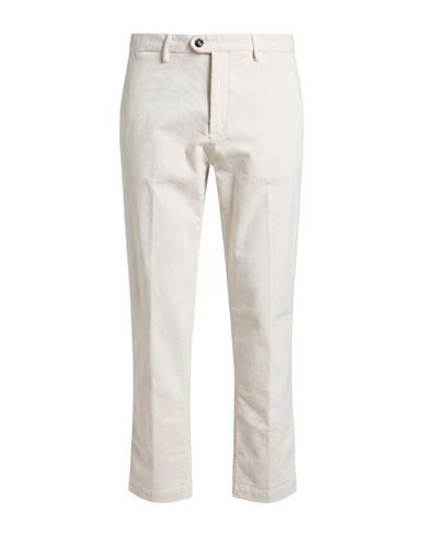 Siviglia Man Pants Off White Size 28 Cotton, Elastane