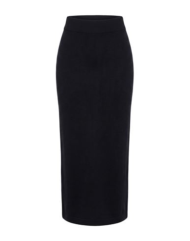 Alpha Studio Woman Midi Skirt Midnight Blue Size 12 Merino Wool
