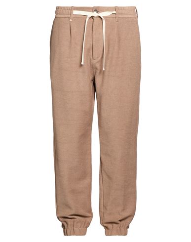 Berna Man Pants Sand Size 34 Cotton In Brown