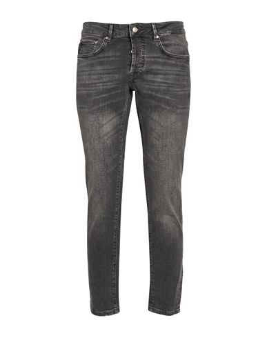 Seinse Man Jeans Black Size 36 Cotton, Elastane
