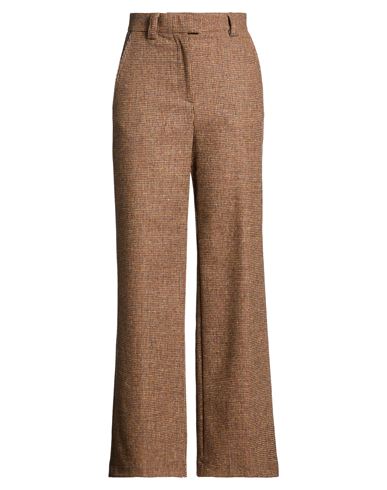 Ballantyne Woman Pants Camel Size 8 Virgin Wool In Brown
