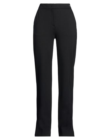 Karl Lagerfeld Woman Pants Black Size 10 Viscose, Polyamide, Elastane