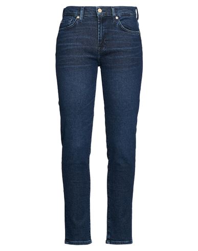 7 For All Mankind Woman Jeans Blue Size 28 Cotton, Modal, Elastomultiester, Elastane