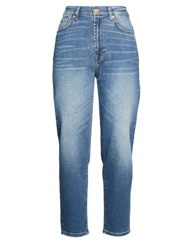 7 For All Mankind Woman Jeans Blue Size 28 Cotton, Modal, Elastomultiester, Elastane
