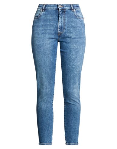 Pt Torino Woman Jeans Blue Size 30 Cotton, Elastane