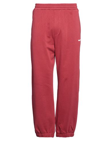 Barrow Man Pants Burgundy Size L Cotton In Red