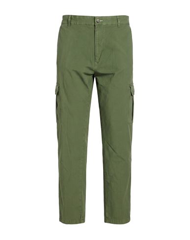 Gas Man Pants Military Green Size Xs Cotton, Elastane