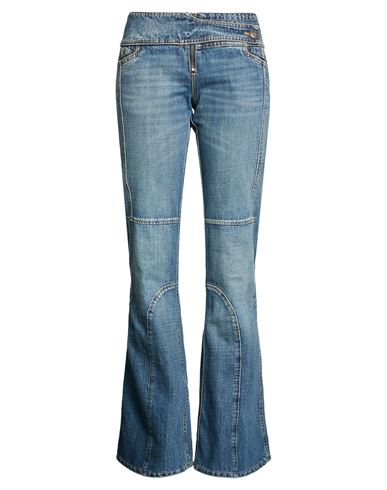 Coperni Woman Jeans Blue Size 12 Cotton