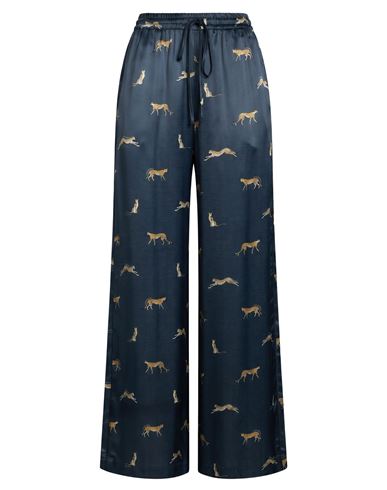 Ballantyne Woman Pants Navy Size 12 Viscose In Blue