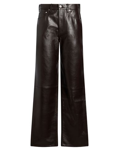 Rag & Bone Woman Pants Dark Brown Size 27 Cow Leather