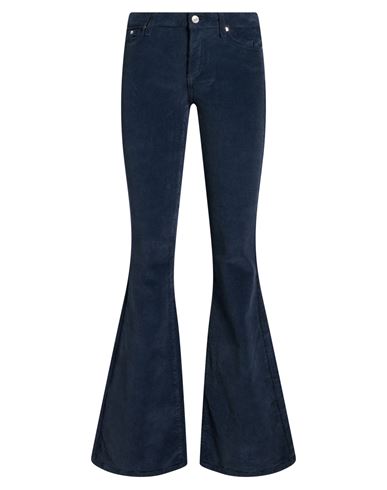 Roy Rogers Roÿ Roger's Woman Pants Navy Size 26 Cotton, Modal, Elastane In Blue