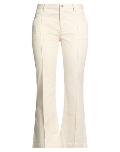 Barbara Bui Woman Pants Beige Size 4 Cotton, Elastane