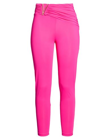 W Les Femmes By Babylon Woman Pants Fuchsia Size 10 Polyamide, Elastane In Pink