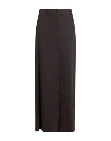 P.a.r.o.s.h P. A.r. O.s. H. Woman Maxi Skirt Charcoal Size S Cotton, Lyocell, Elastane In Grey