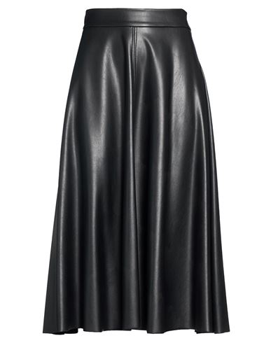Carla G. Woman Midi Skirt Black Size 10 Polyester