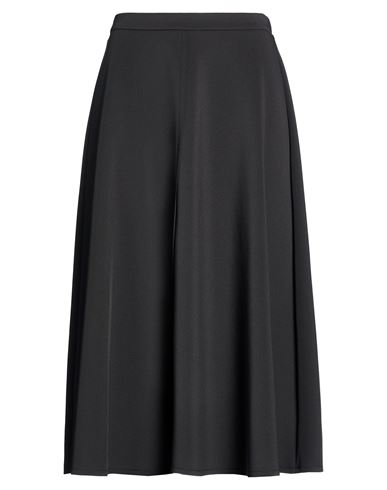 Carla G. Woman Midi Skirt Black Size 8 Polyester, Elastane