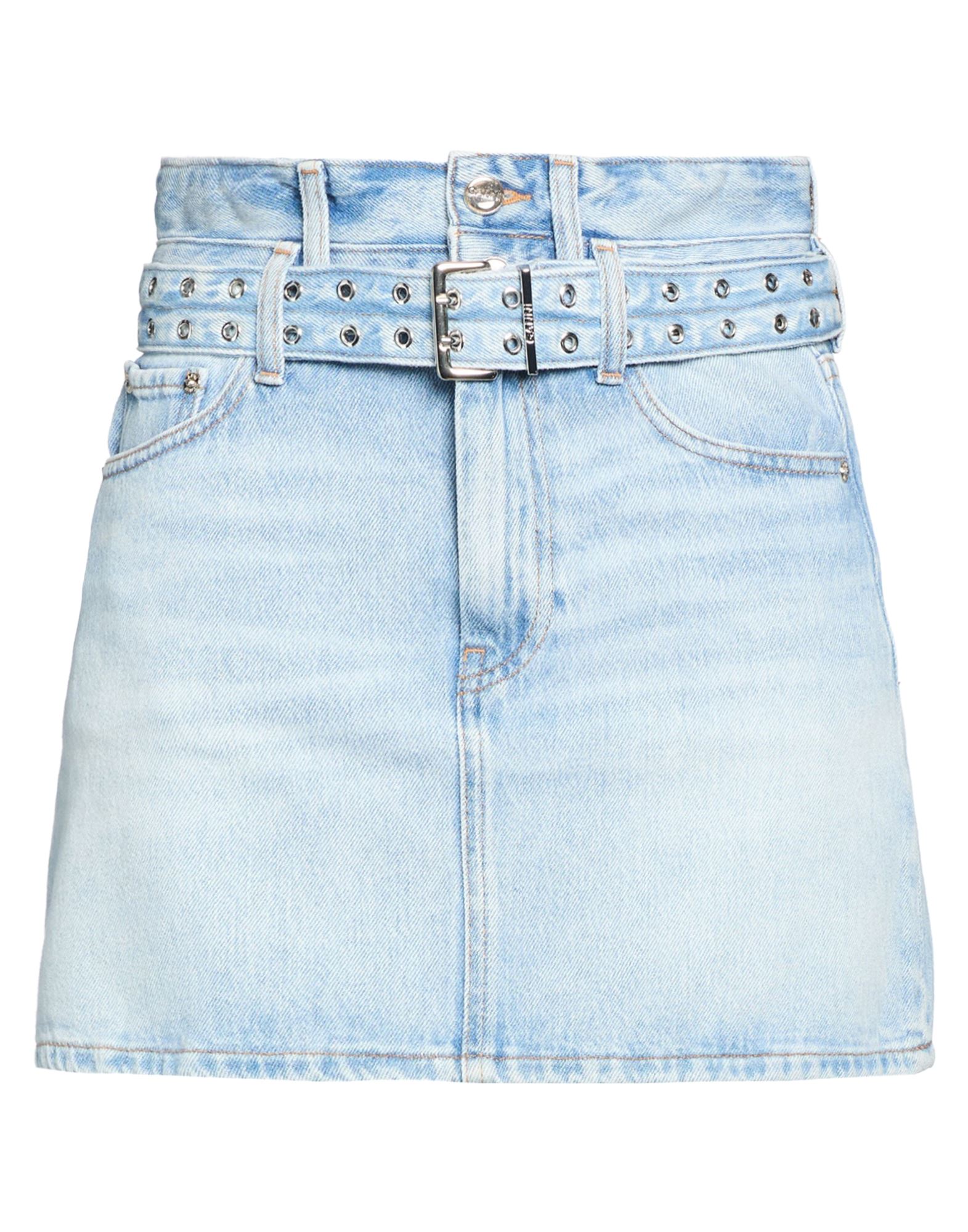 GANNI BOTTOMWEAR Denim φούστα