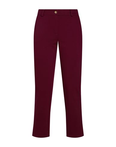 Zahjr Woman Pants Burgundy Size 10 Viscose, Polyamide, Elastane In Red