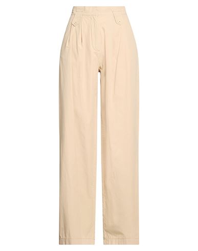 Harmont & Blaine Woman Pants Beige Size 12 Cotton In Neutral
