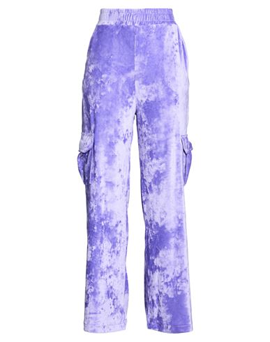 Hinnominate Woman Pants Purple Size Xs Cotton, Elastane