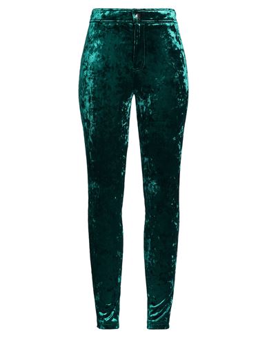 Department Five Department 5 Woman Pants Dark Green Size 6 Polyester, Elastane
