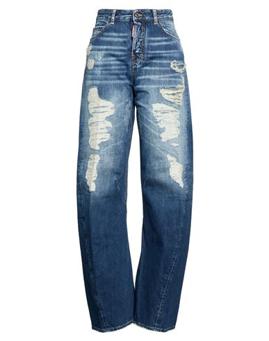 Dsquared2 Woman Jeans Blue Size 8 Cotton