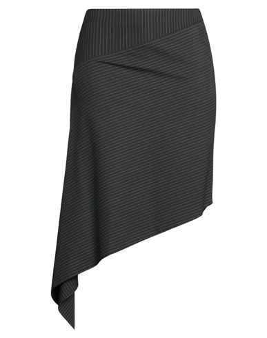 Courrèges Falda midi Mujer Negro 36 Mujer