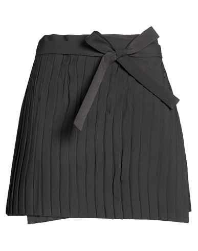 Marie Adam - Leenaerdt Woman Mini Skirt Charcoal Size 10 Polyester In Gray