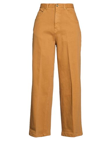 Briglia 1949 Woman Jeans Camel Size 8 Cotton, Elastane In Sand