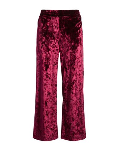 Momoní Woman Pants Burgundy Size 4 Polyester, Elastane In Red