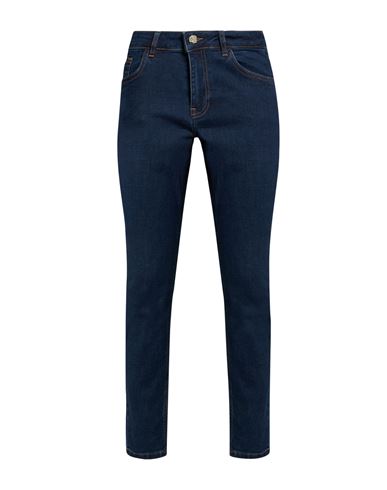 Emme By Marella Woman Jeans Blue Size 4 Cotton, Elastane