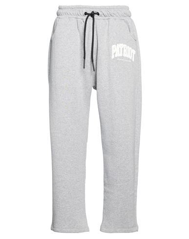 Patriòt Man Pants Light Grey Size Xxl Cotton, Polyester In Gray