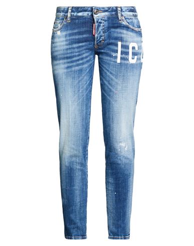 Dsquared2 Woman Jeans Blue Size 6 Cotton, Elastane