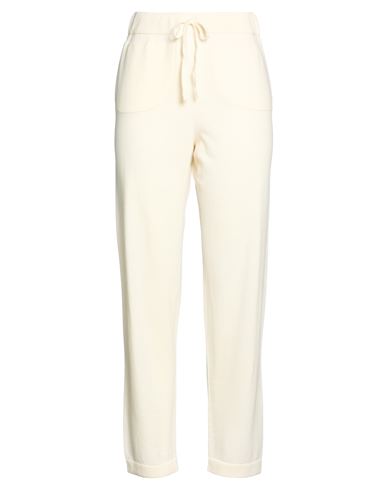 Gran Sasso Woman Pants Cream Size 4 Virgin Wool, Viscose, Cashmere In White