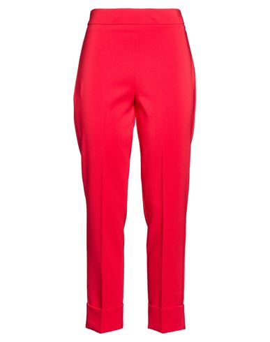 Gai Mattiolo Woman Pants Red Size 12 Polyester, Elastane