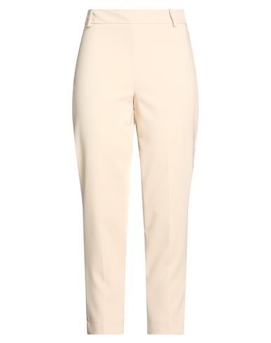 Kocca Woman Pants Beige Size 10 Polyester, Elastane