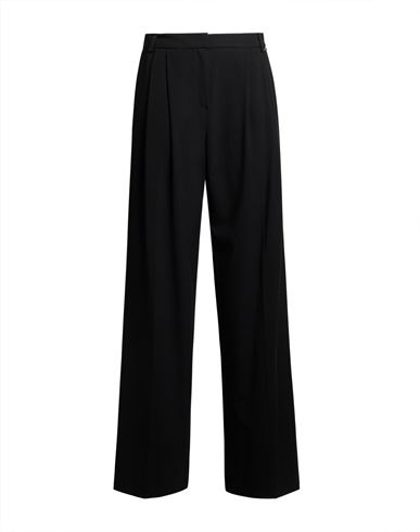 Kaos Woman Pants Black Size 8 Polyester, Viscose, Elastane