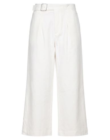 Meimeij Woman Pants White Size 10 Viscose, Polyamide, Elastane, Acetate
