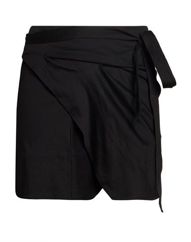 Frame Woman Mini Skirt Black Size S Cotton