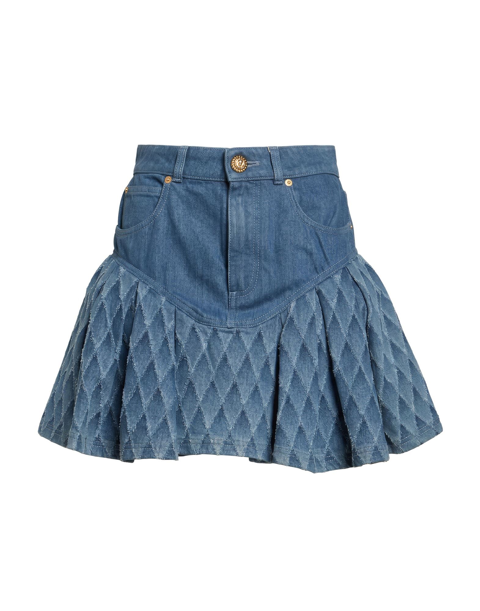 BALMAIN BALMAIN BOTTOMWEAR Denim φούστα