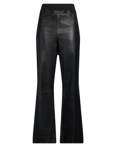 Dodo Bar Or Woman Pants Black Size 4 Leather