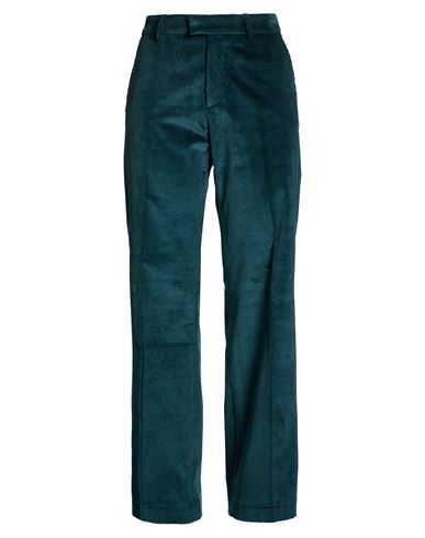 Berwich Woman Pants Emerald Green Size 10 Cotton, Elastane