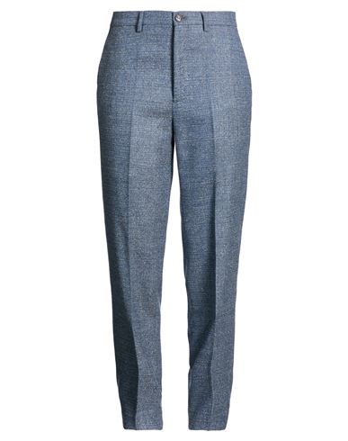 Berwich Woman Pants Blue Size 2 Virgin Wool, Silk, Polyamide, Elastane