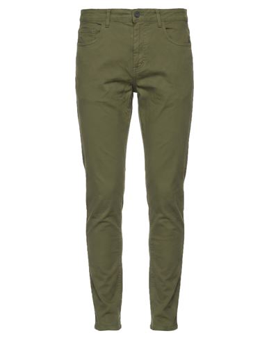 Lyle & Scott Man Pants Military Green Size 32 Cotton, Elastane